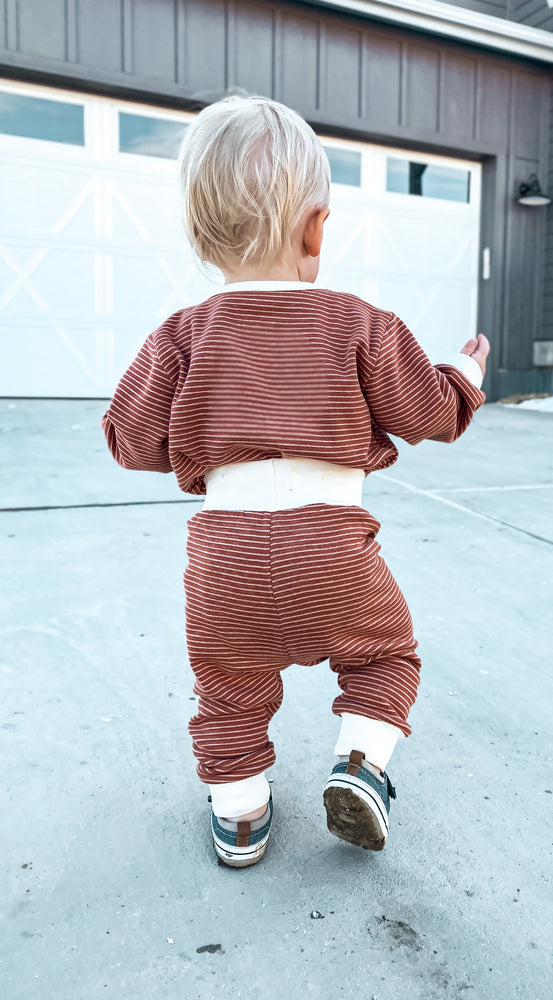 Mocha & Marigold Striped 3 Piece Set